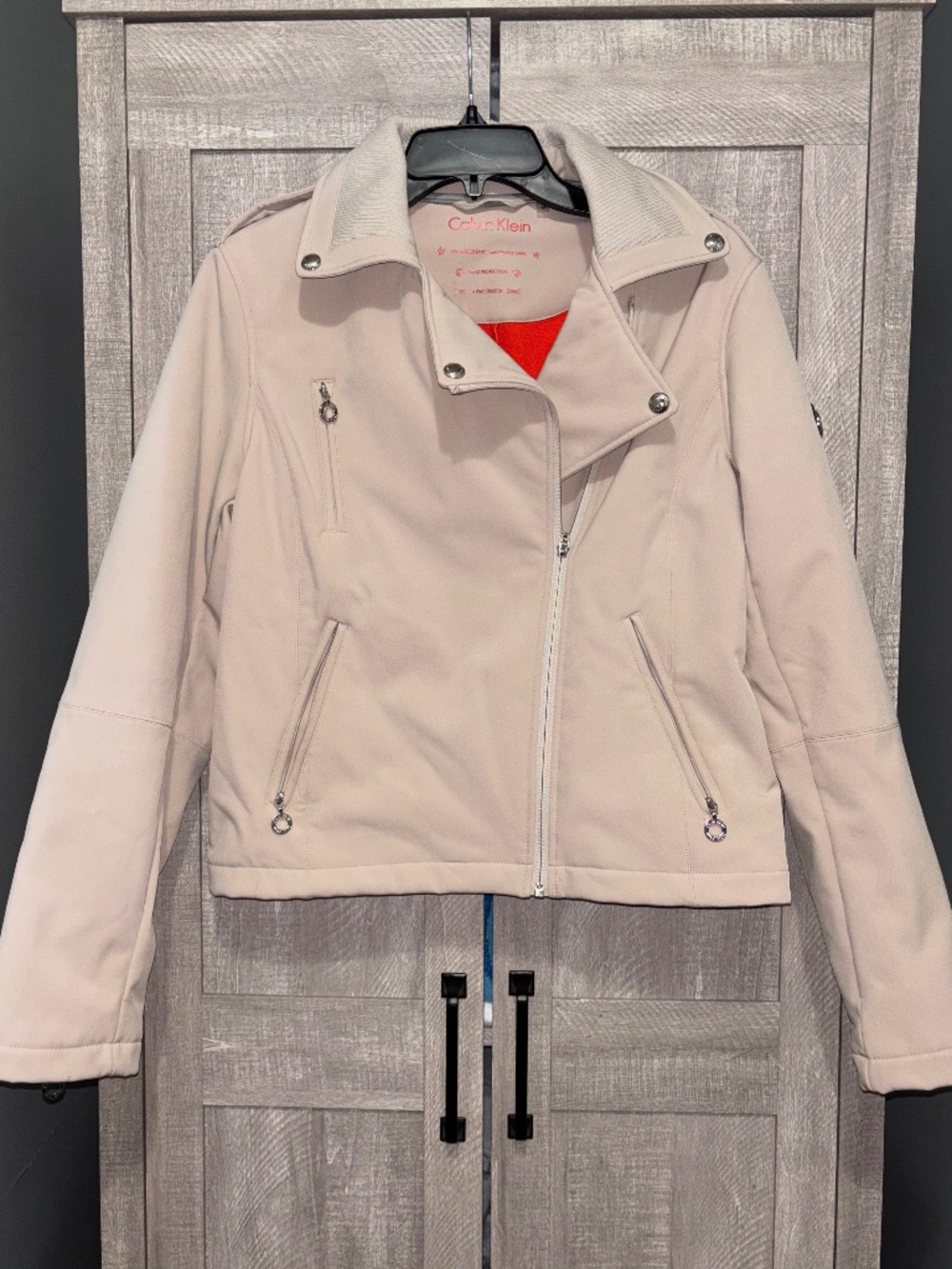 Calvin Klein ladies moto jacket medium